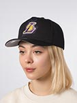 Бейсболка MITCHELL NESS арт. HP12813-LALBLCK Los Angeles Lakers NBA (черный)